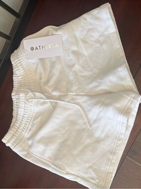 Athleta White Athletic Lounge Shorts